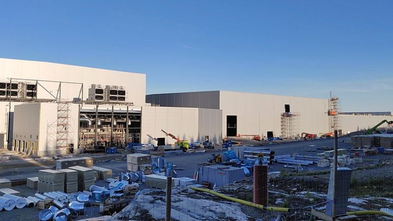 Northvolt Ett juni 2021, tags: battery plant - CC BY-SA