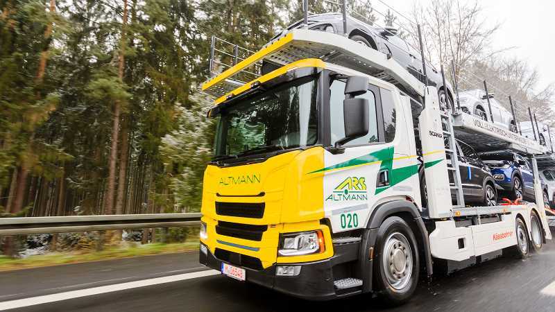 Scania's solar-powered hybrid truck hits the road in public testing